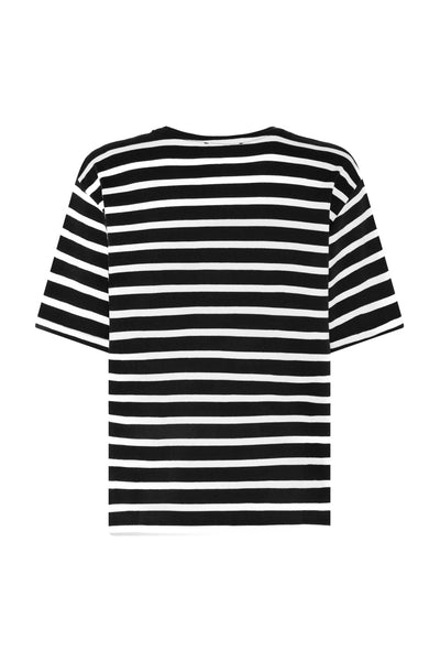 IguanuraBBBasic tee BROWN STRIPE - BBW5058 Thumbnail