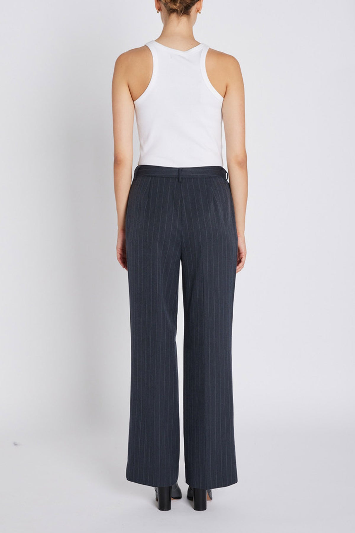 ApricotBBEleza pants Herringbone blue pin stripe - BBW4411