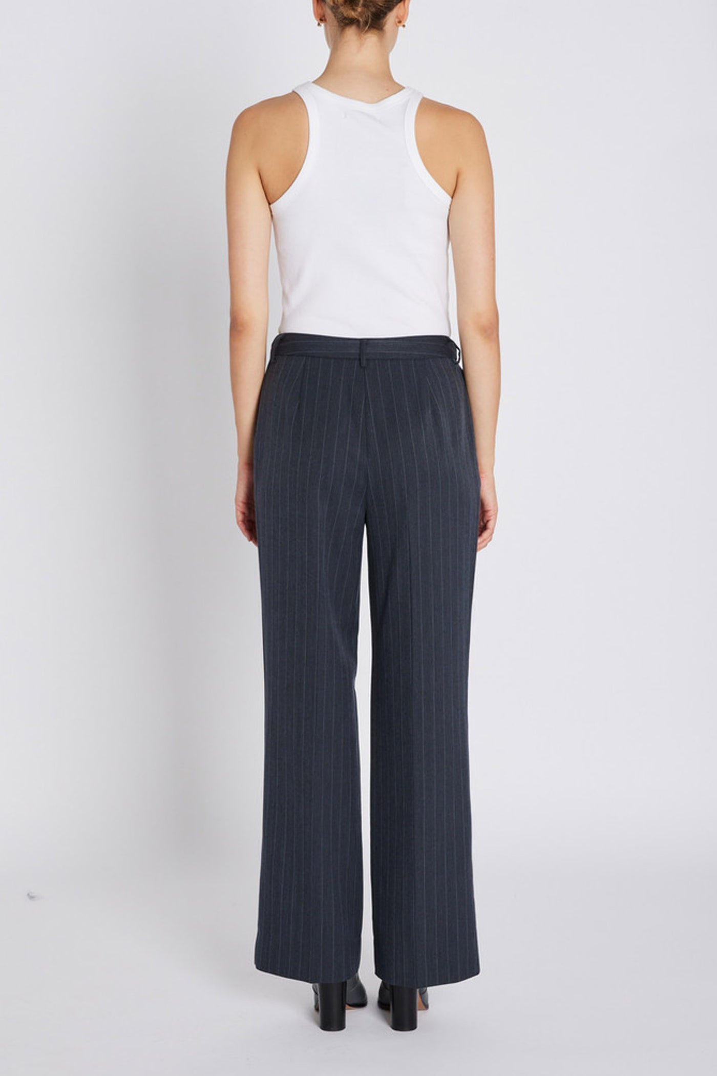 ApricotBBEleza pants Herringbone blue pin stripe - BBW4411