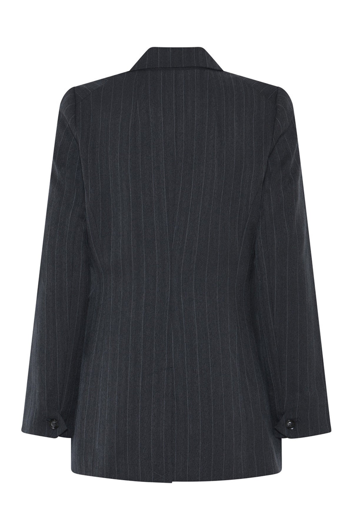 ApricotBBLinda blazer Herringbone blue pin stripe - BBW4413