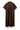 Asanasw Oversize Shirt Dress Intense Brown - S262212