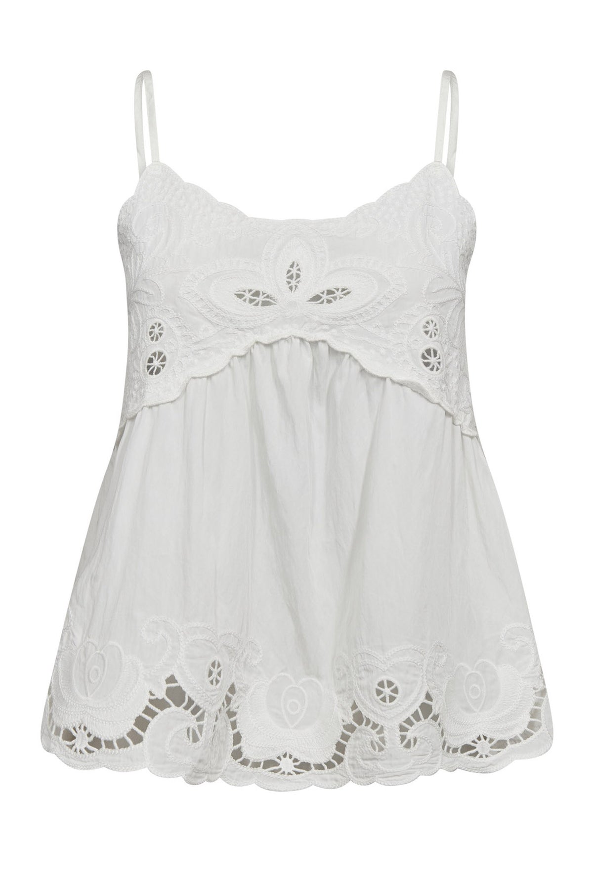 AstorCC Emb Singlet 4000-White - 45147
