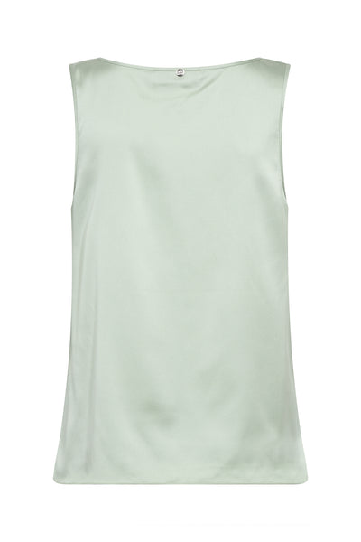 Astrid Silk Tank Top Frosty Green - 134710 Thumbnail