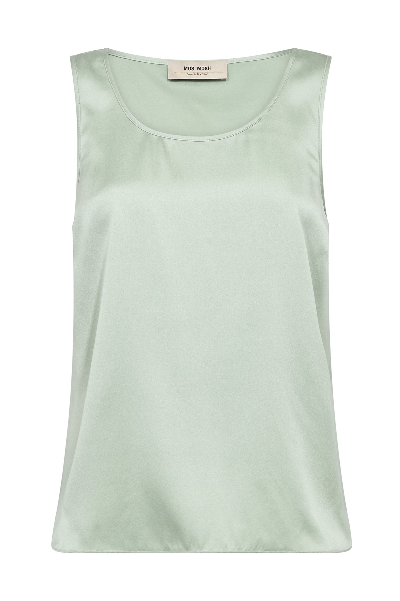 Astrid Silk Tank Top Frosty Green - 134710