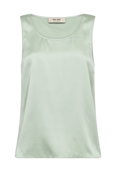 Astrid Silk Tank Top Frosty Green - 134710 Thumbnail