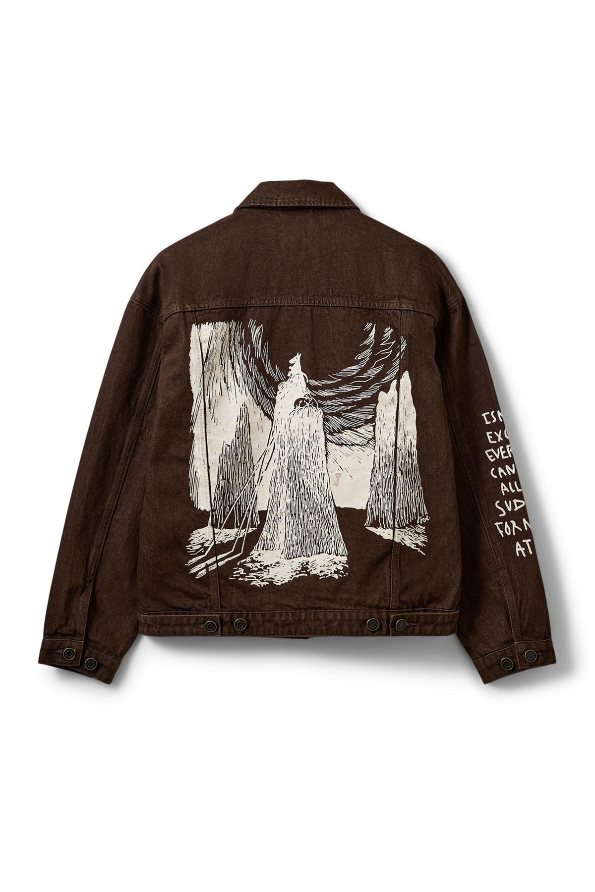 Audreysw Moomin Denim Jacket Dark brown - S263110