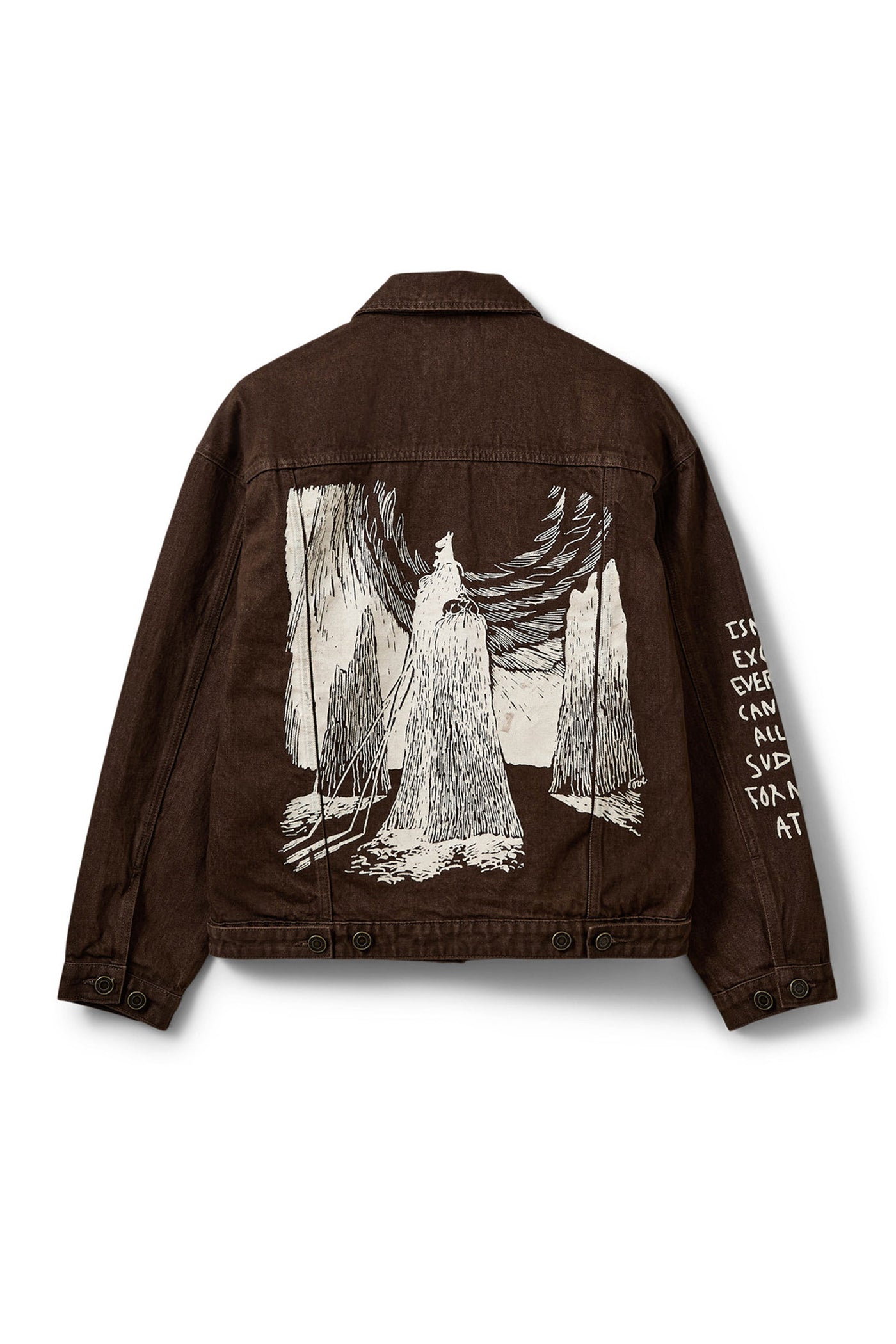 Audreysw Moomin Denim Jacket Dark brown - S263110