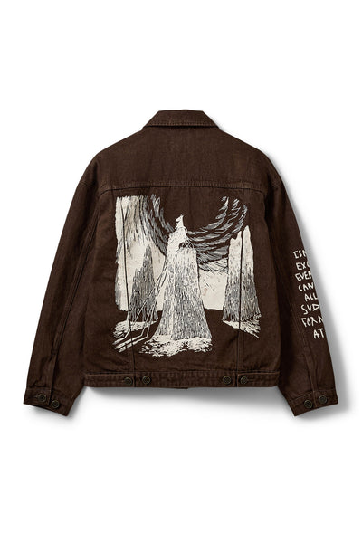 Audreysw Moomin Denim Jacket Dark brown - S263110 Thumbnail