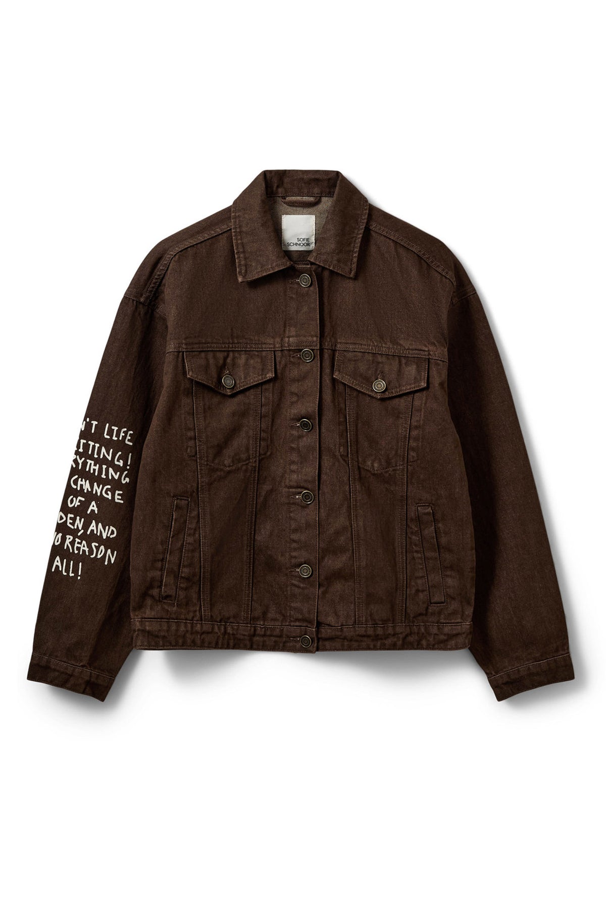 Audreysw Moomin Denim Jacket Dark brown - S263110