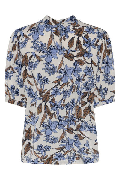 Aurelia blouse 1/2 sleeves SKY BLUE - 17002 Thumbnail