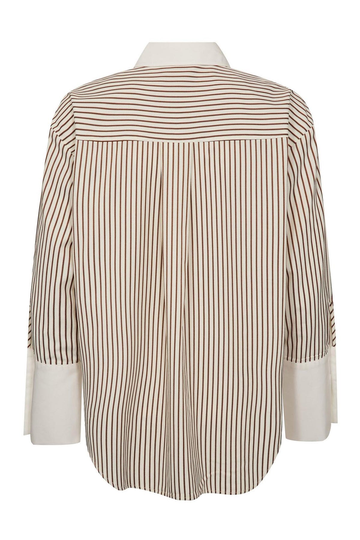 AvaraCC Stripe Shirt 19946-Bone/Brown - 45085