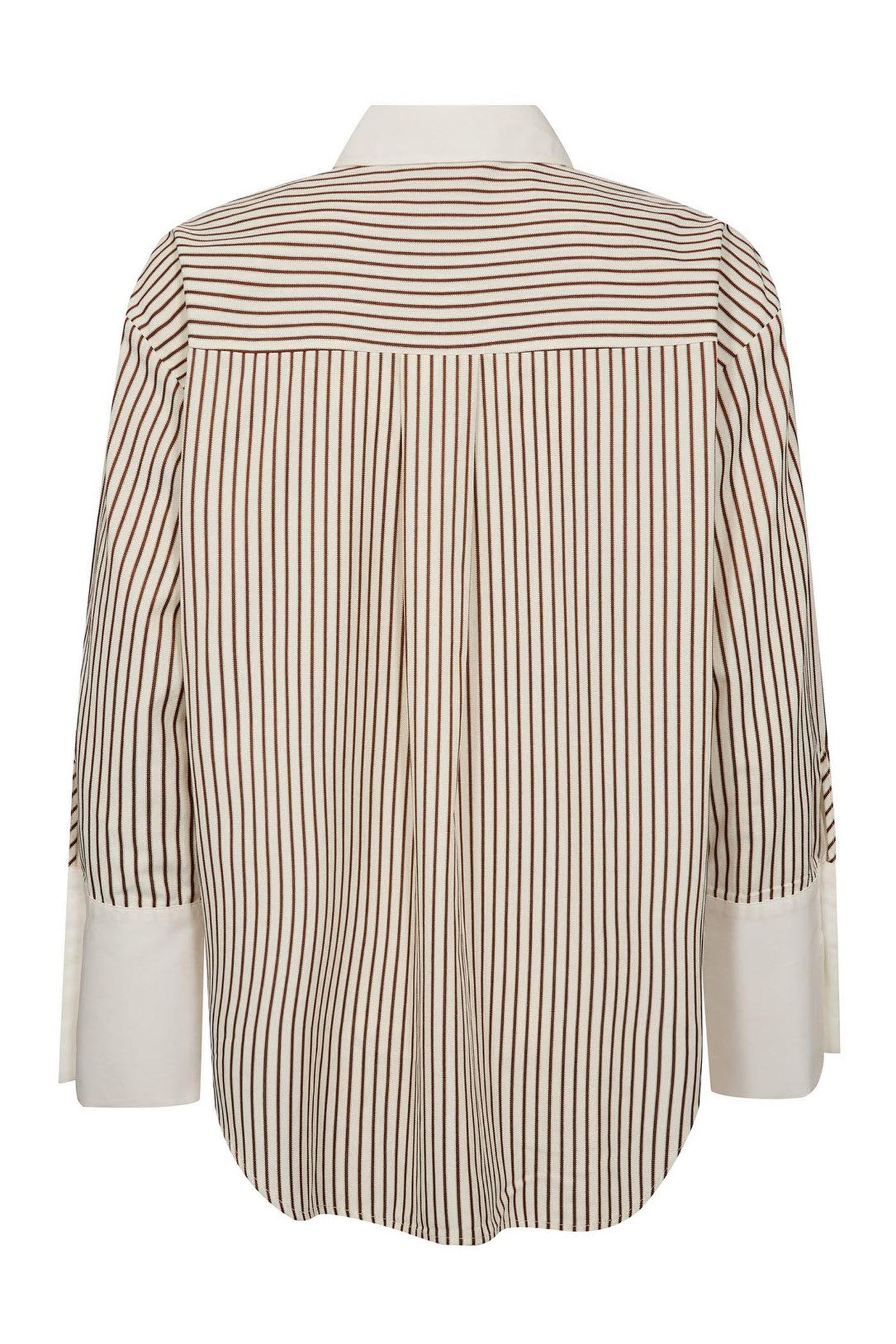 AvaraCC Stripe Shirt 19946-Bone/Brown - 45085