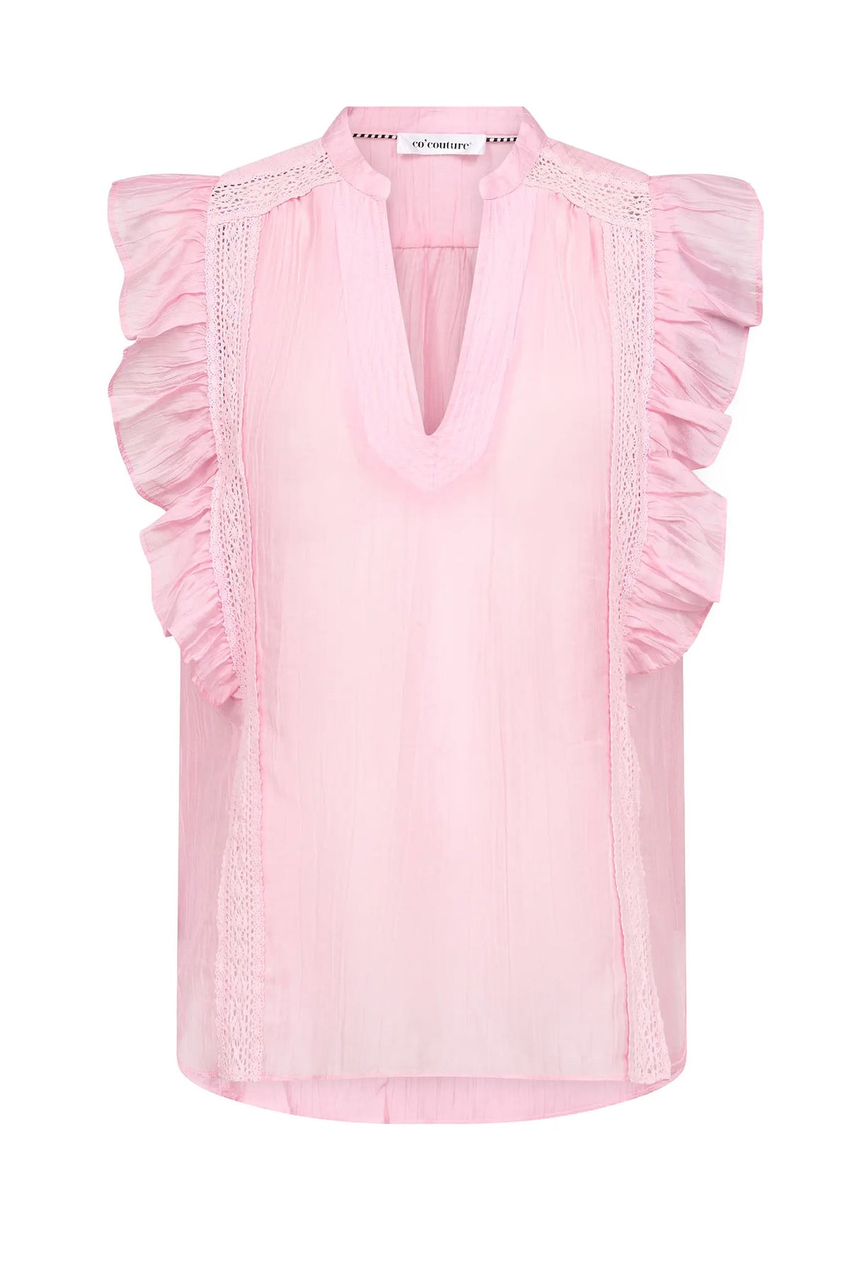 AviCC Lace SS V-Top 35006-Rosebloom - 500168
