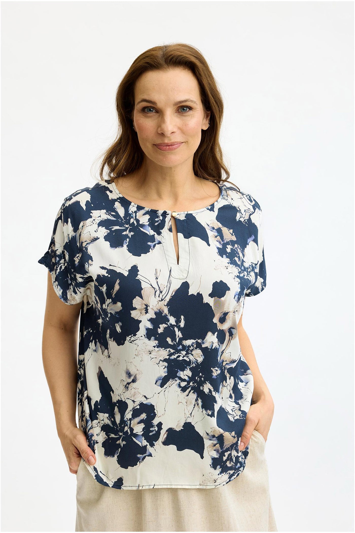 Aya blouse Blue - 17154