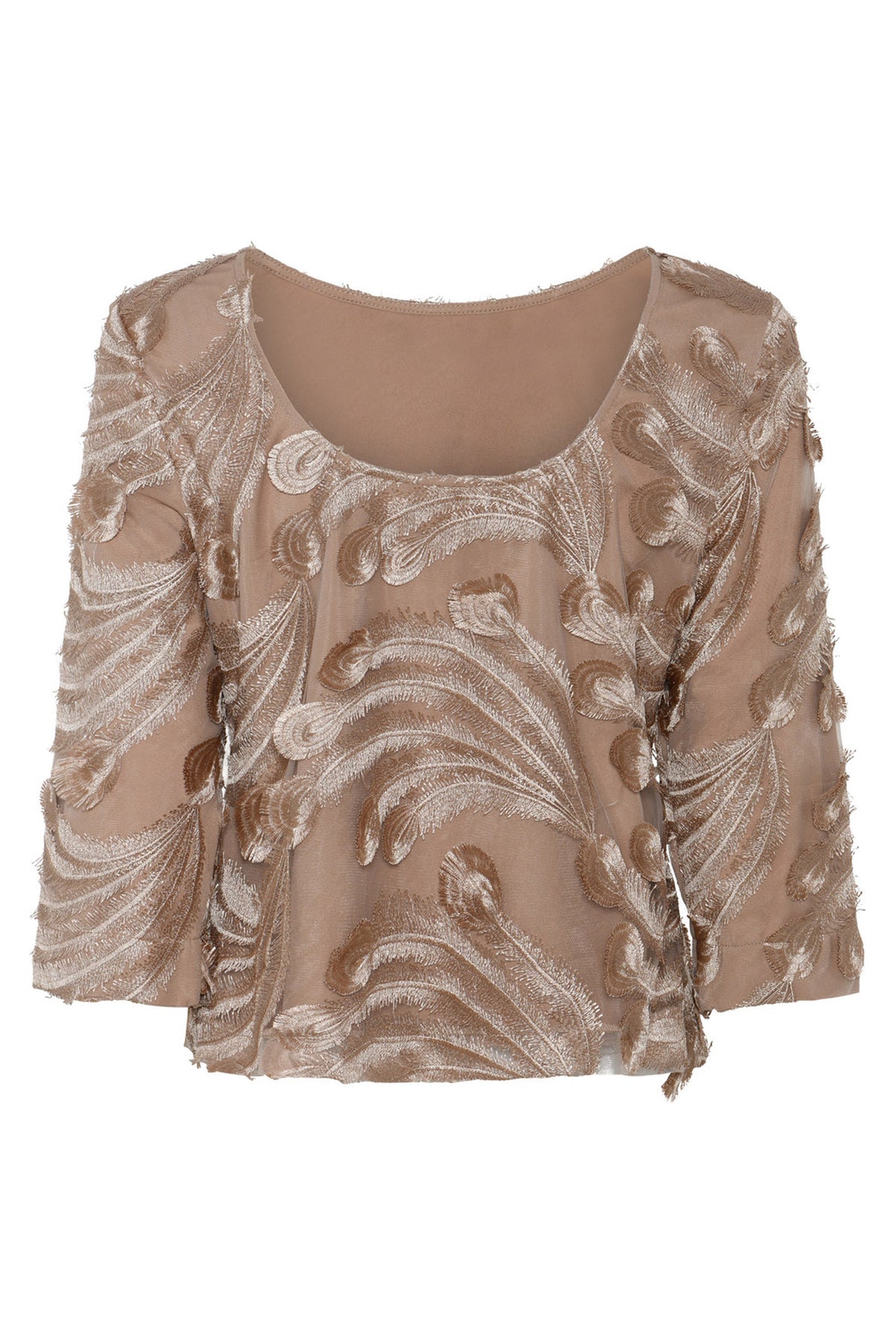 DandelionBBIgnara blouse Roasted Grey Khaki - BBW4690