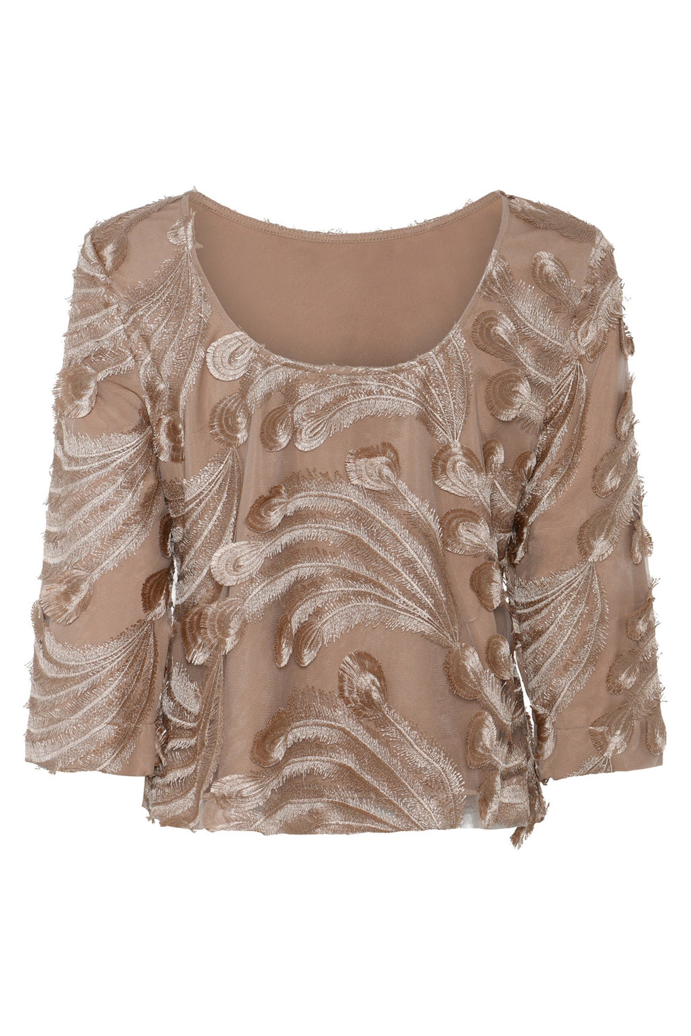 DandelionBBIgnara blouse Roasted Grey Khaki - BBW4690