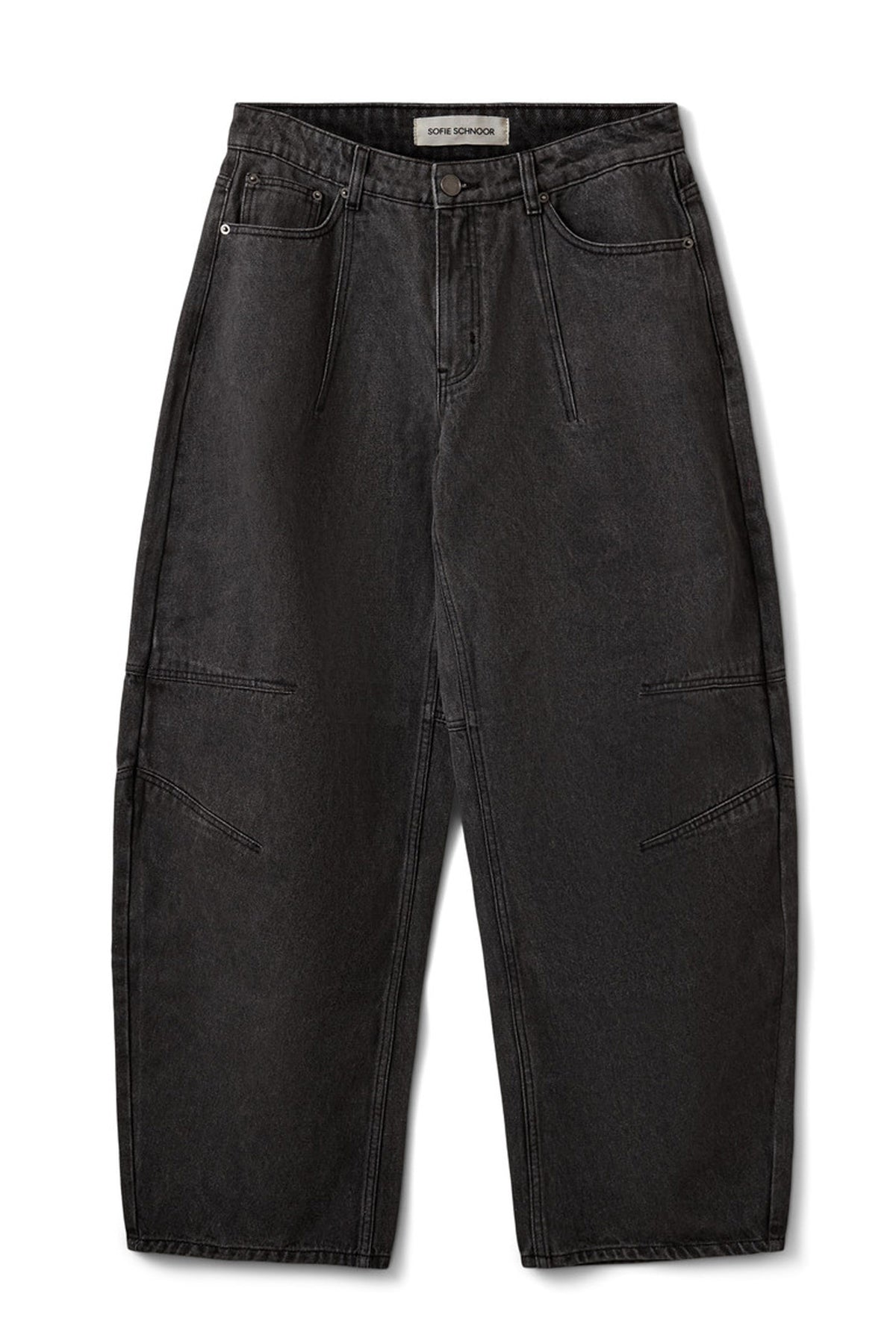 BECKASW BARREL SHAPED JEANS 1024 Black washed Denim - S262281