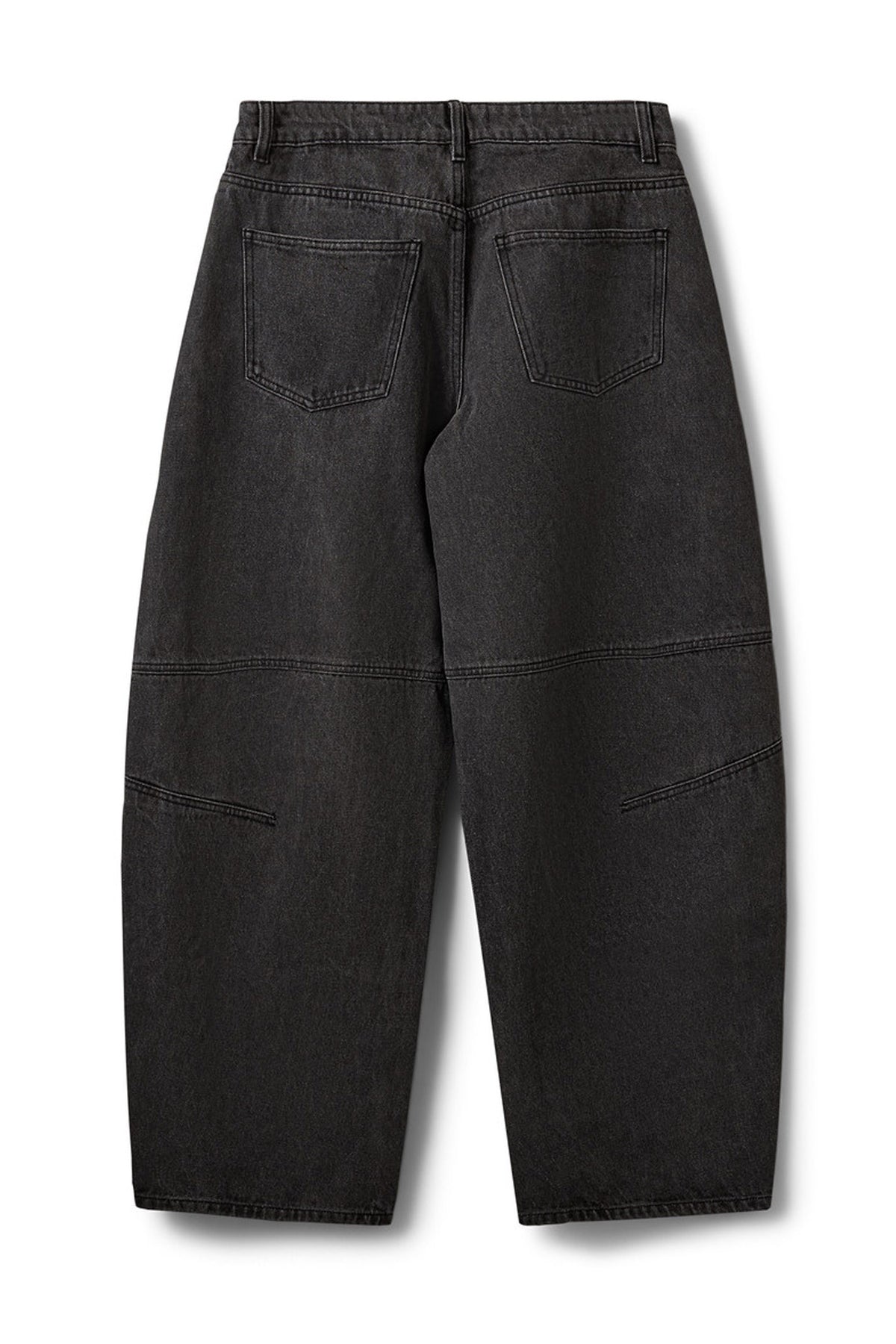 BECKASW BARREL SHAPED JEANS 1024 Black washed Denim - S262281