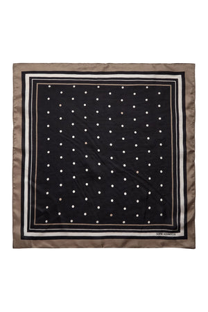 BETTYSW SCARF 8051 Dark Grey Striped - S261900
