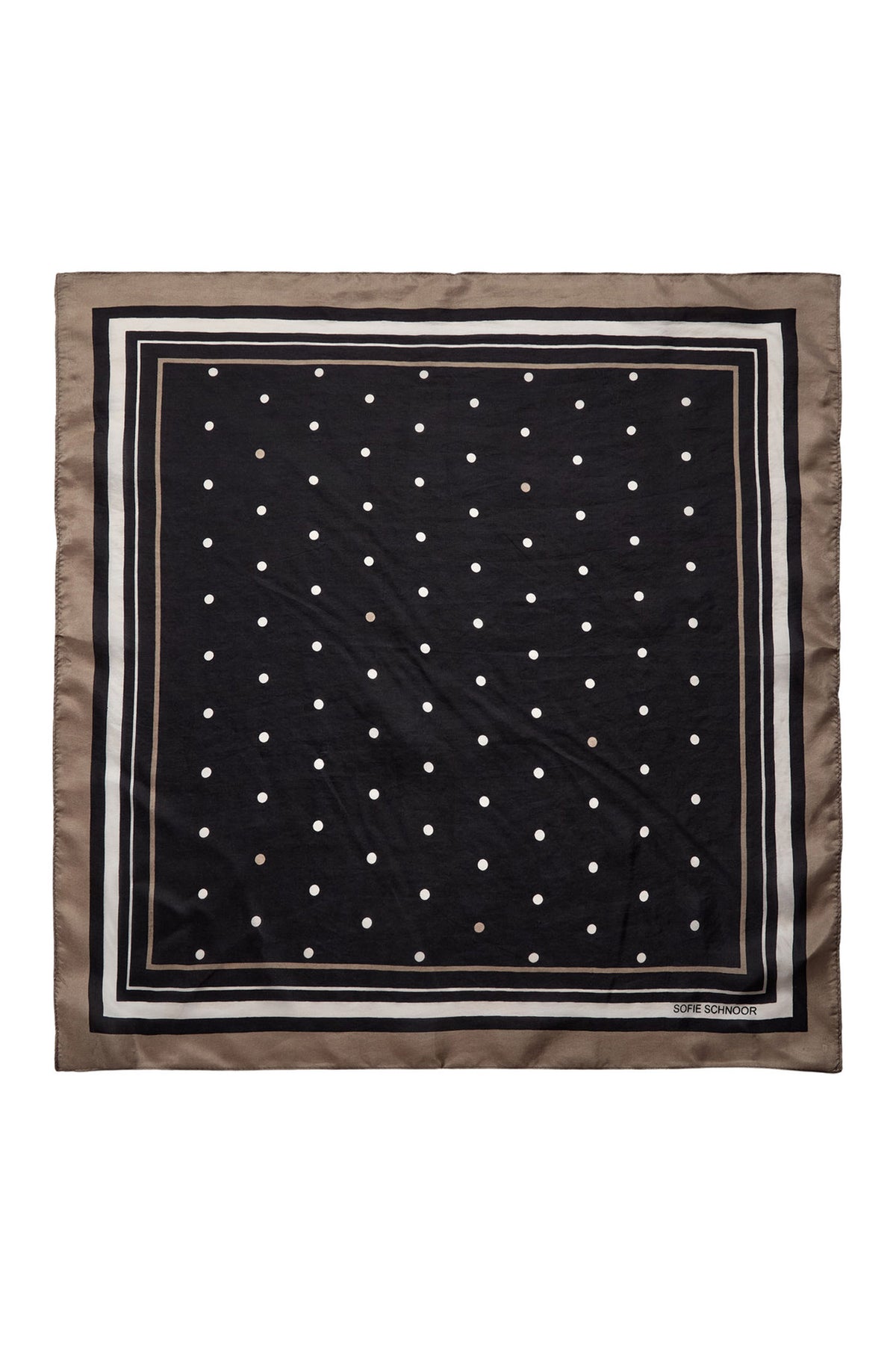 BETTYSW SCARF 8051 Dark Grey Striped - S261900