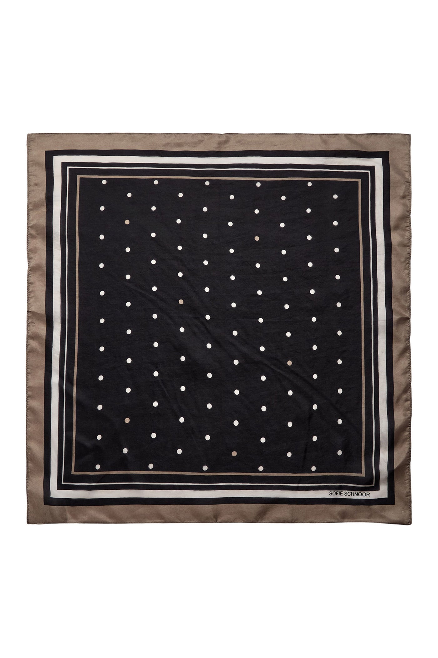BETTYSW SCARF 8051 Dark Grey Striped - S261900