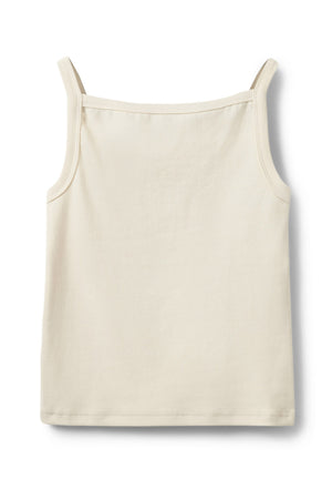 BREESW RIB TANK TOP 0159 Cream White - S262355