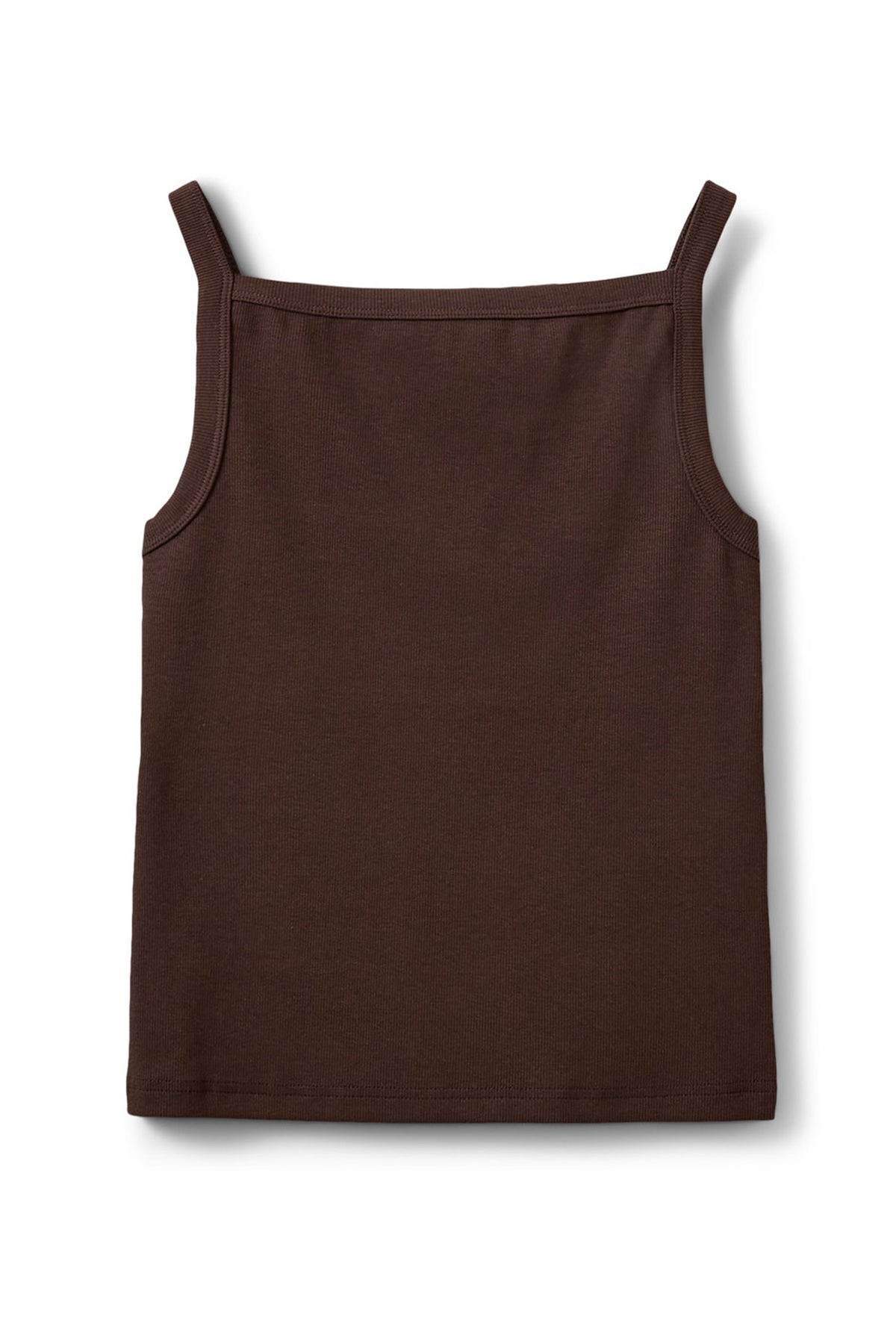 BREESW RIB TANK TOP 7162 Intense Brown - S262355
