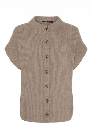 BTFELEANOR Raccoon Cardigan Mocha Brown - 500121