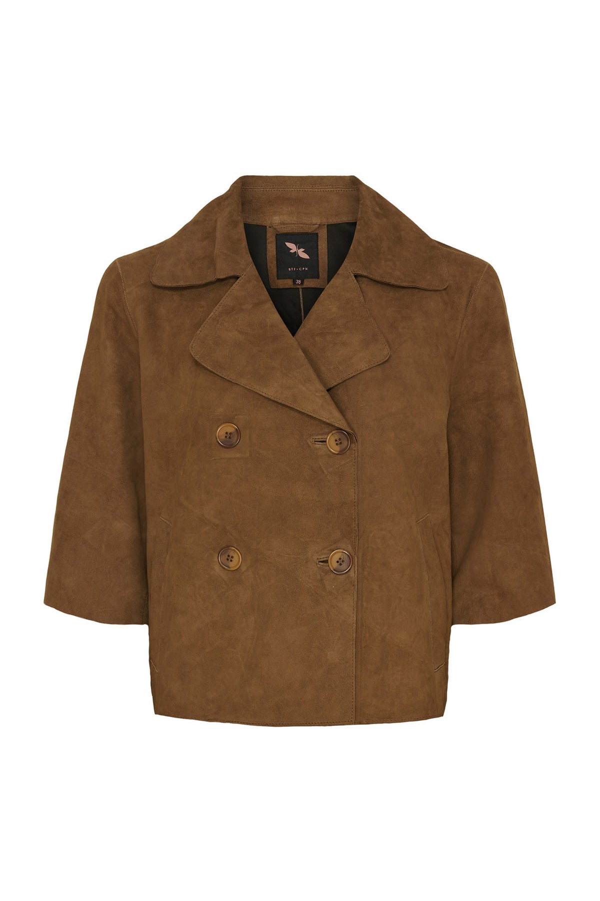 BTFGIULIA Suede Jacket Caramel - 100273 - Suede