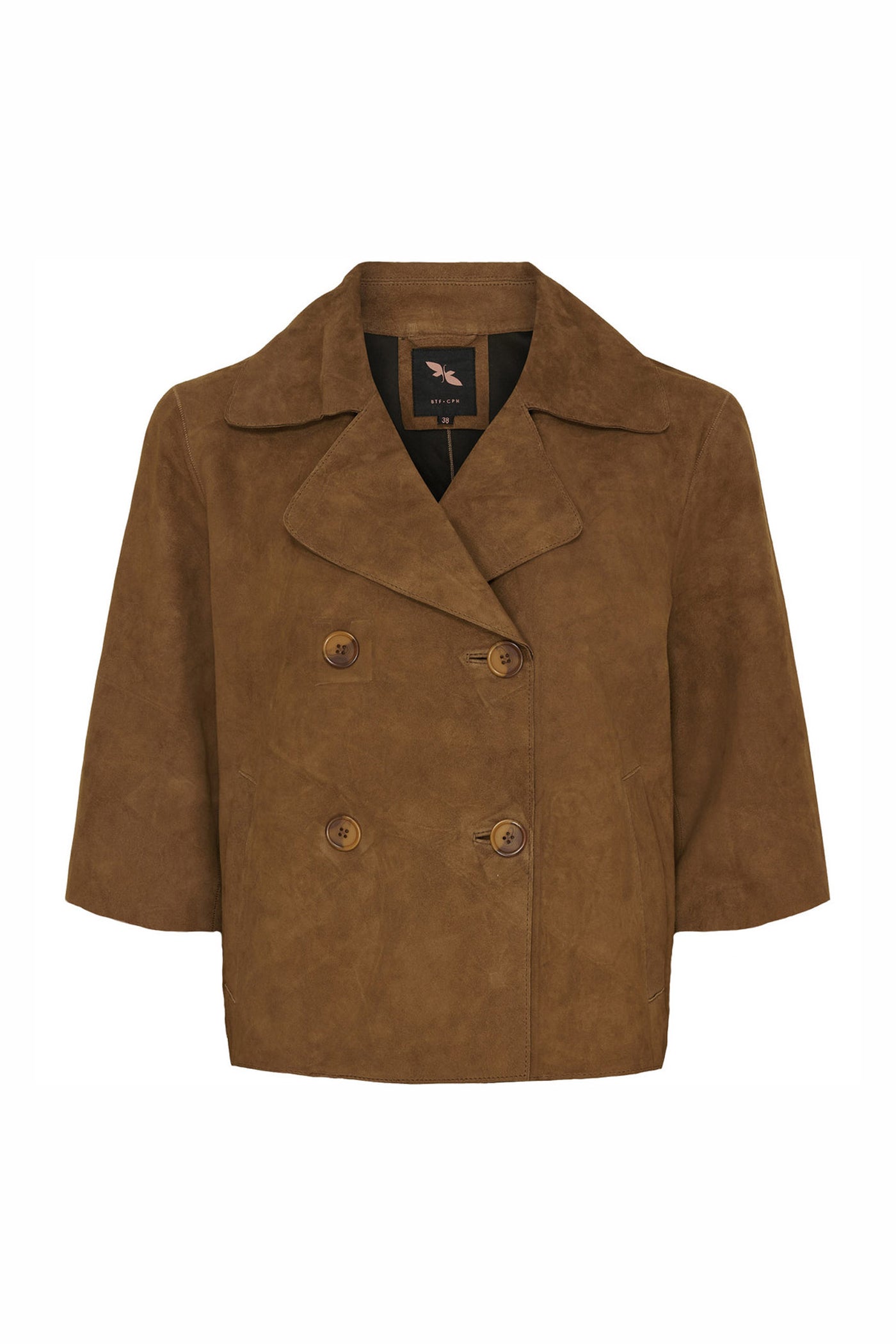 BTFGIULIA Suede Jacket Caramel - 100273 - Suede