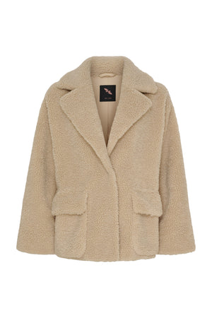 BTFHELENA Teddy Coat Beige - 400045
