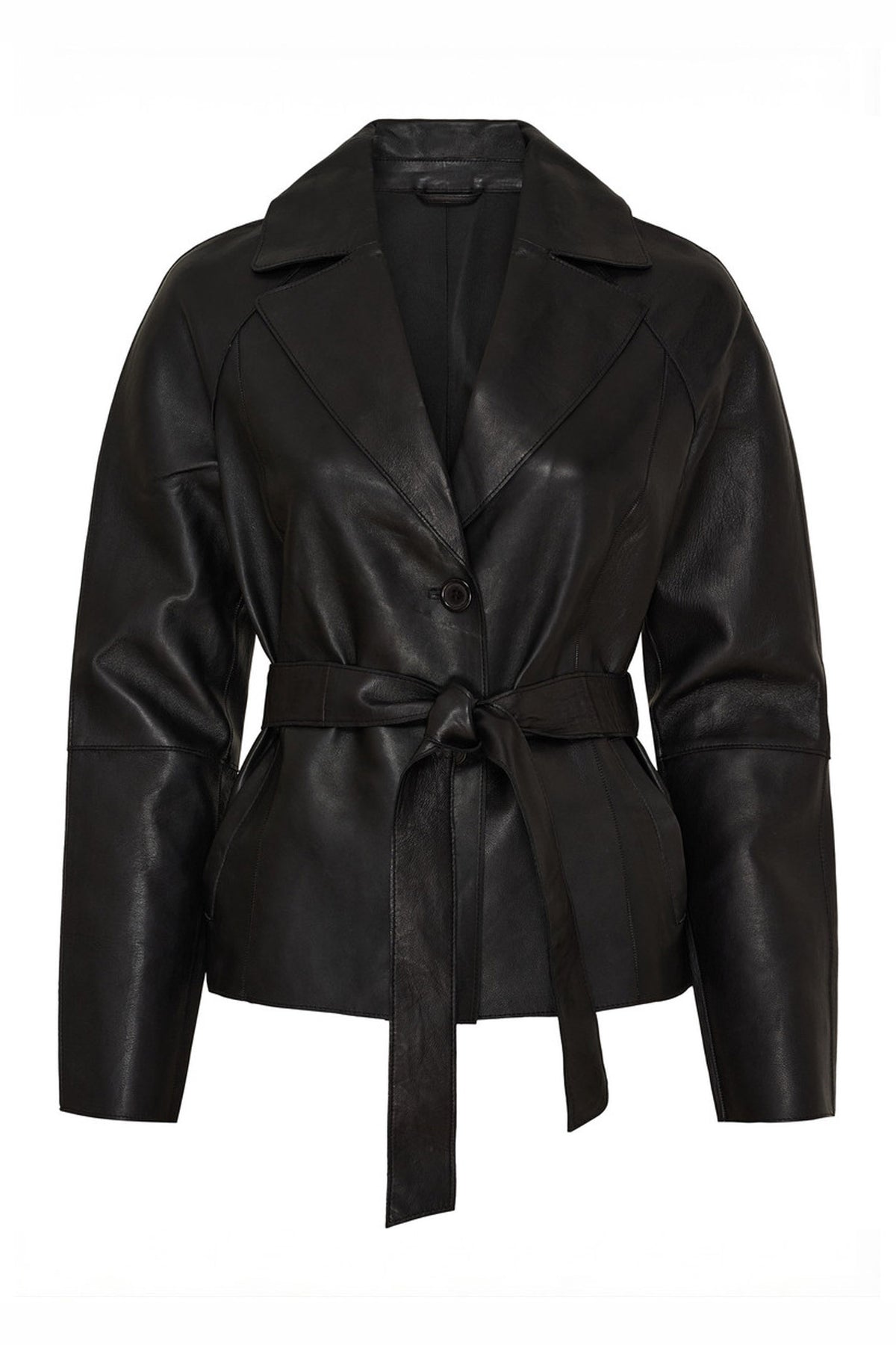 BTFLOTTE Leather Jacket Black - 100365