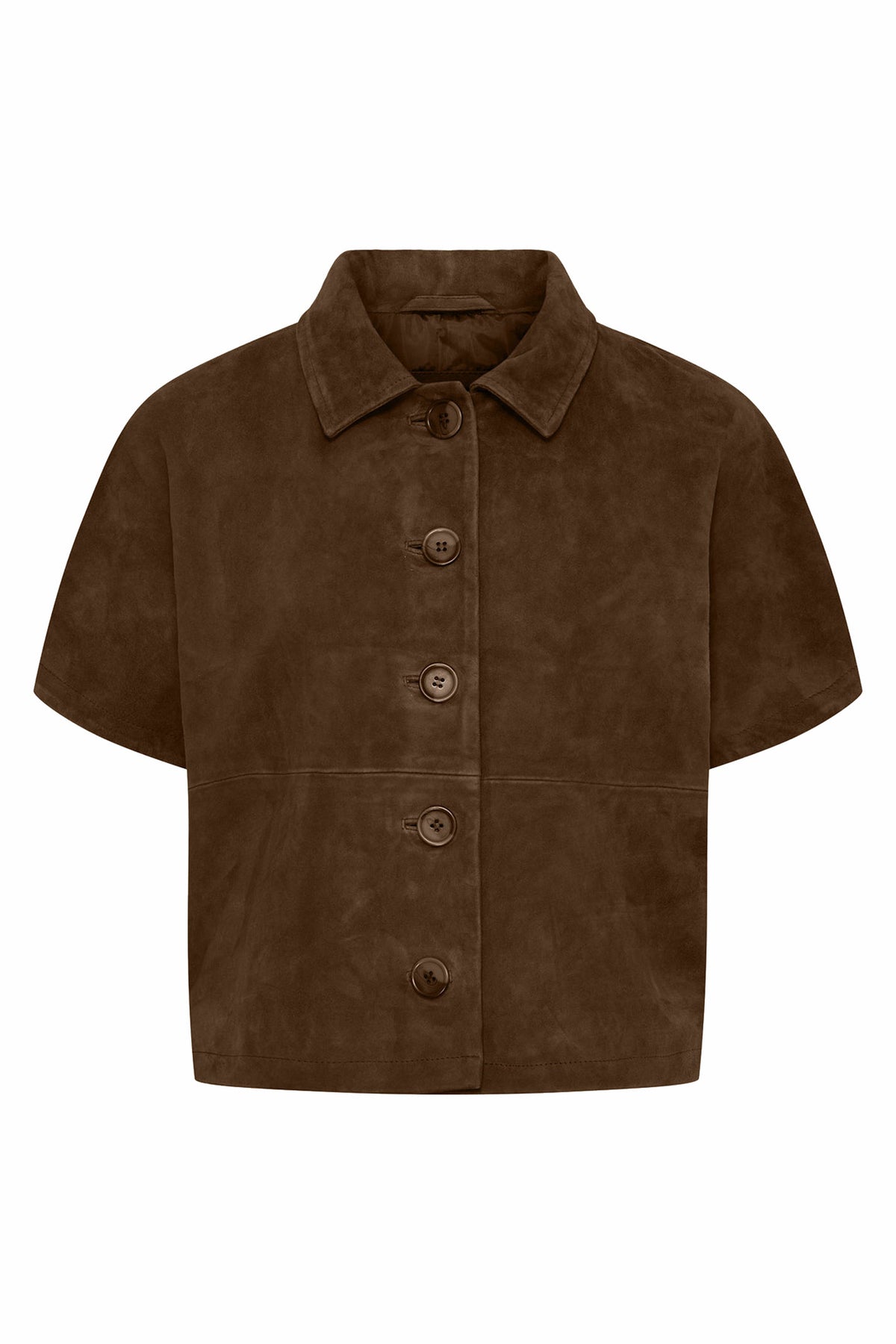 BTFLUCIA Suede Jacket Chocolate Brown - 100336