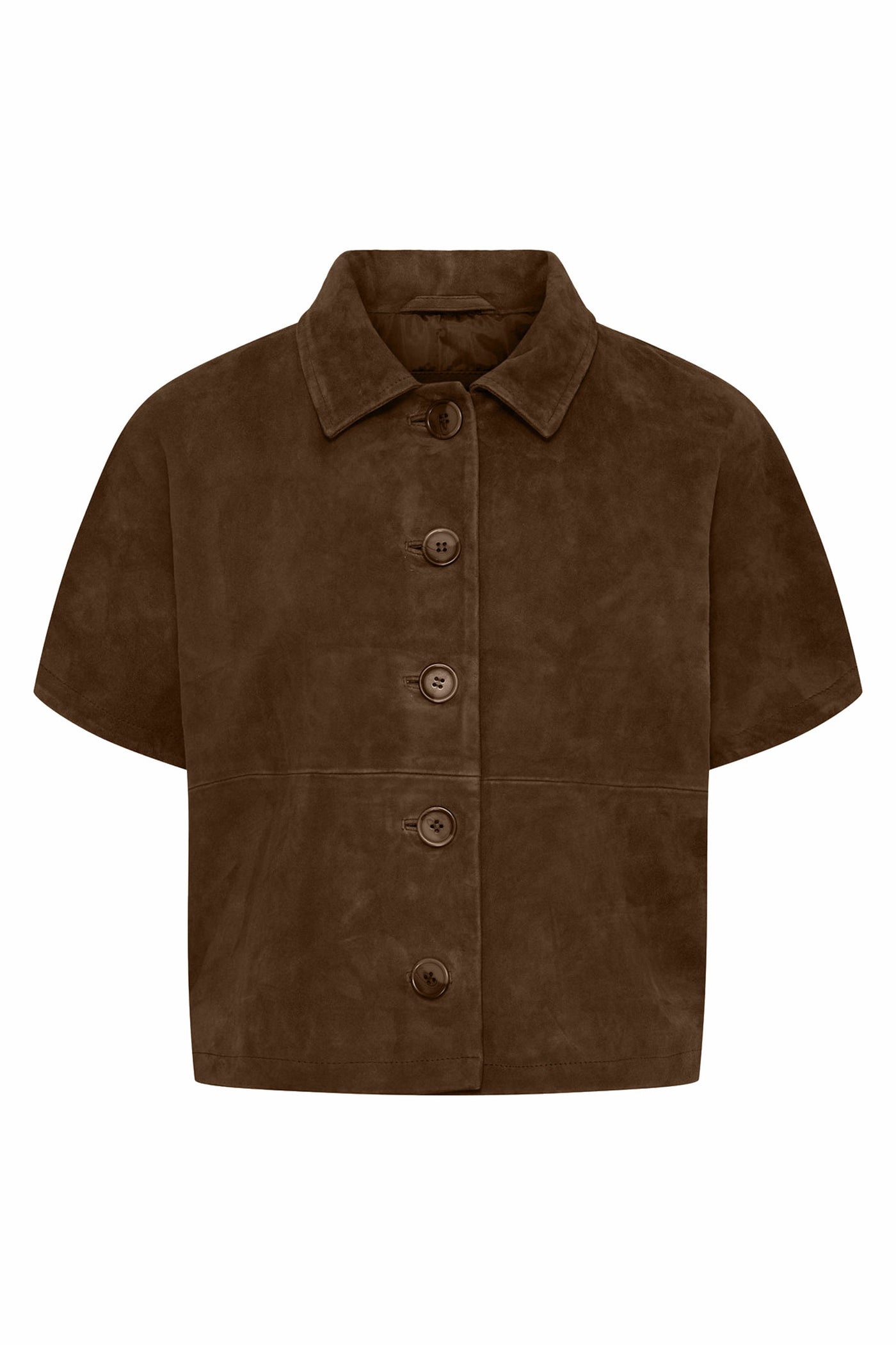 BTFLUCIA Suede Jacket Chocolate Brown - 100336
