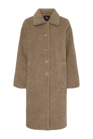 BTFMARGOT Teddy Coat TAUPE - 400046