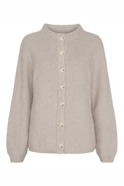 BTFNINA Raccoon Cardigan Light Beige - 500129 Thumbnail