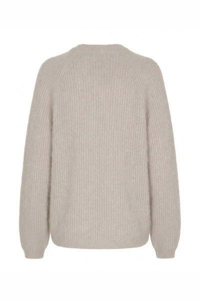 BTFNINA Raccoon Cardigan Light Beige - 500129 Thumbnail