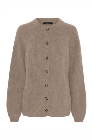 BTFNINA Raccoon Cardigan Mocha Brown - 500129