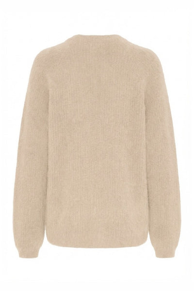 BTFNINA Raccoon Cardigan Sand Beige - 500129 Thumbnail