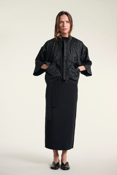 Baburu jakke med krave Black - 261-2461-5585 Thumbnail