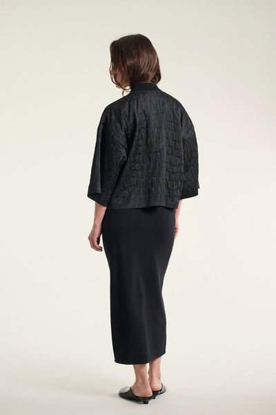 Baburu jakke med krave Black - 261-2461-5585 Thumbnail