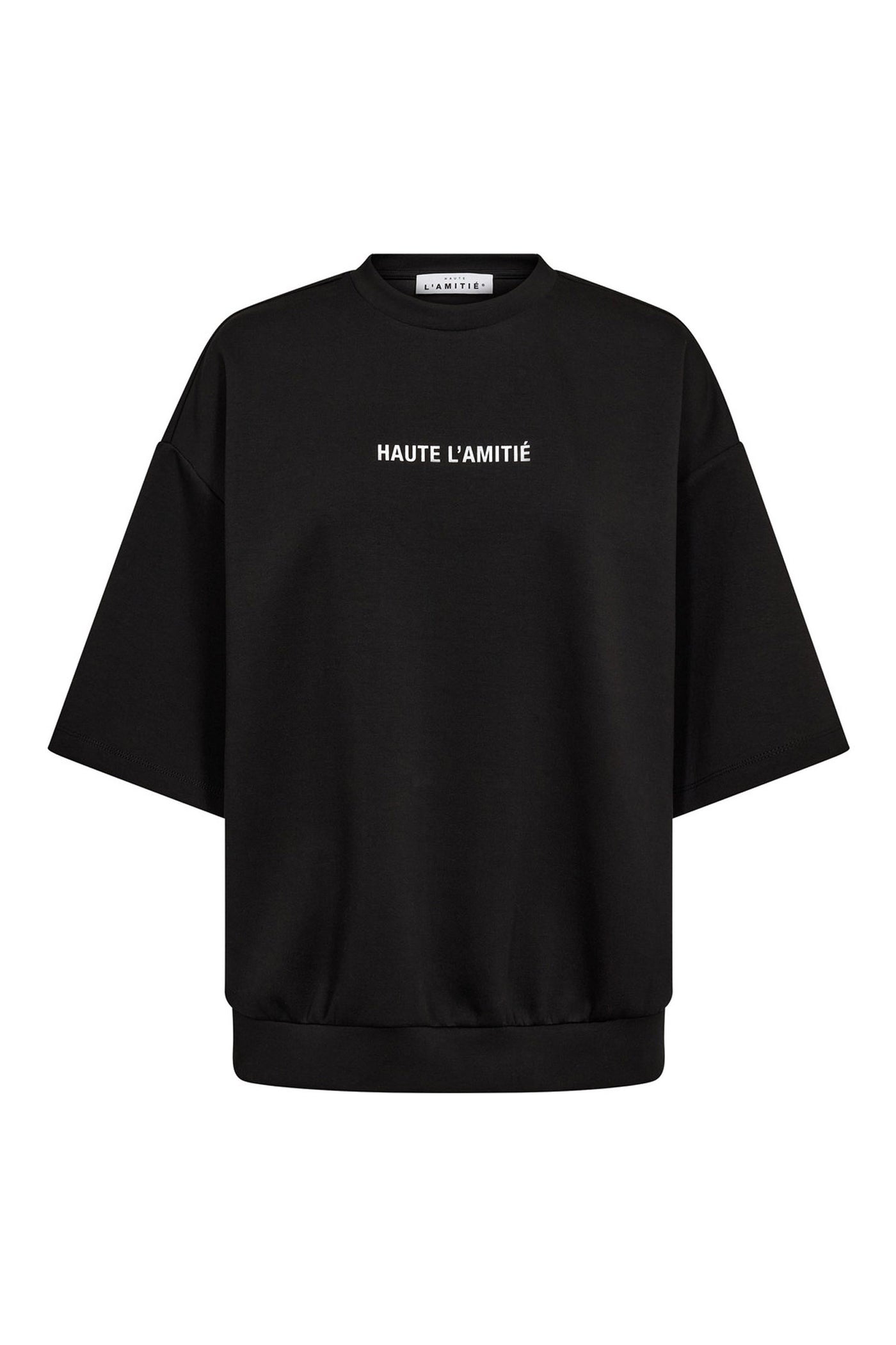 Back Print Studio SS Sweat Black - HL10687