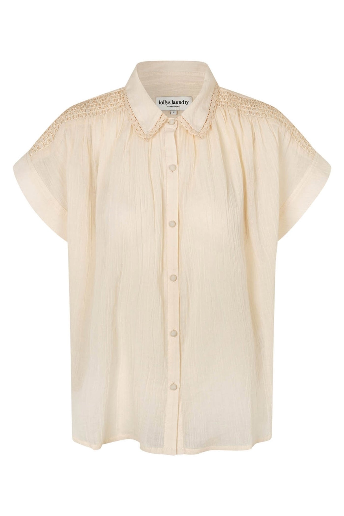Badalll Shirt Ss 02 Creme - 26176-1055