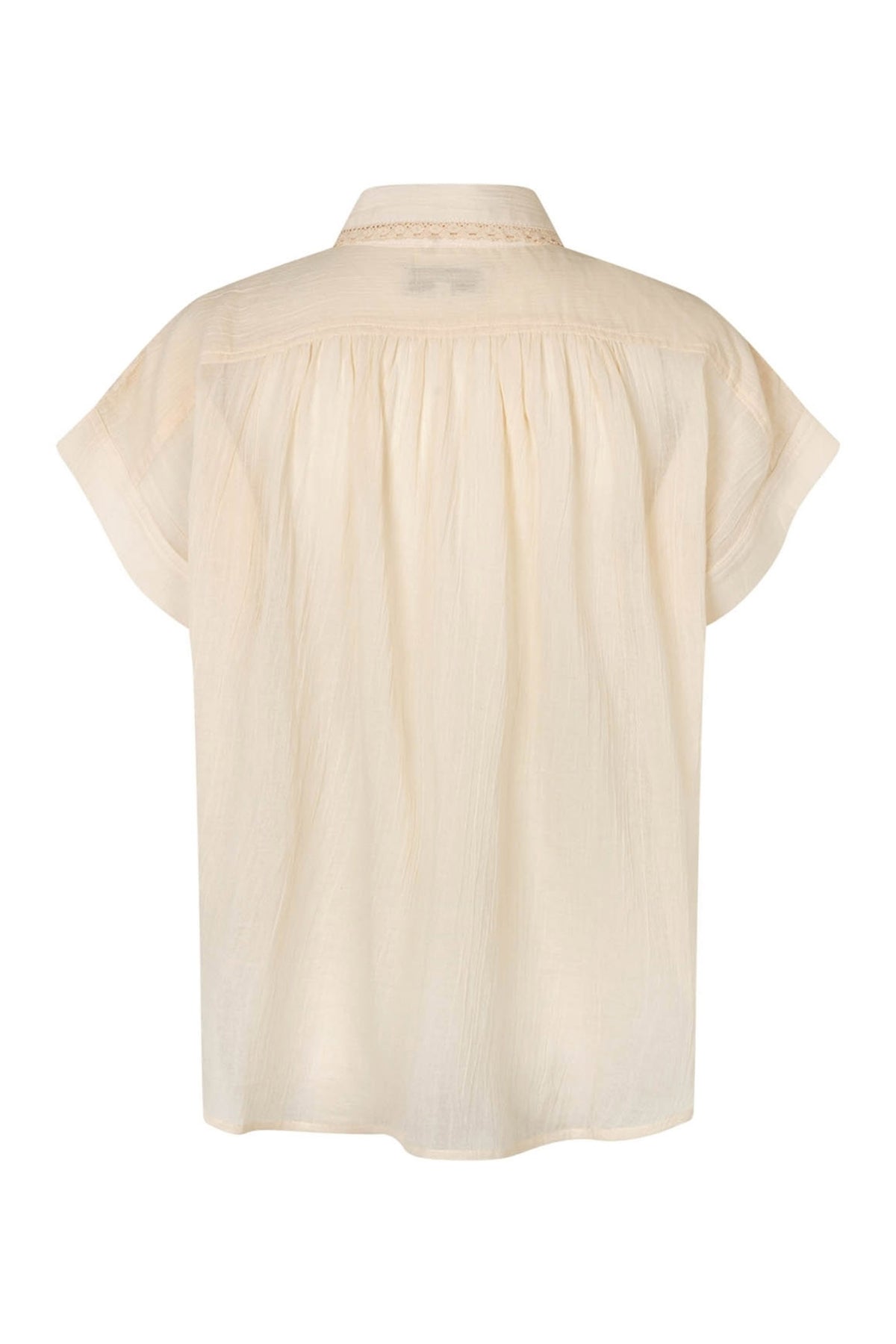 Badalll Shirt Ss 02 Creme - 26176-1055