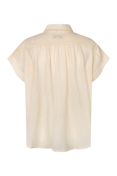 Badalll Shirt Ss 02 Creme - 26176-1055 Thumbnail