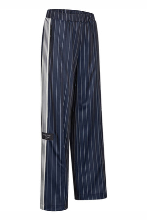 Baggy Pin Stripe Track Pants Navy - HL10493