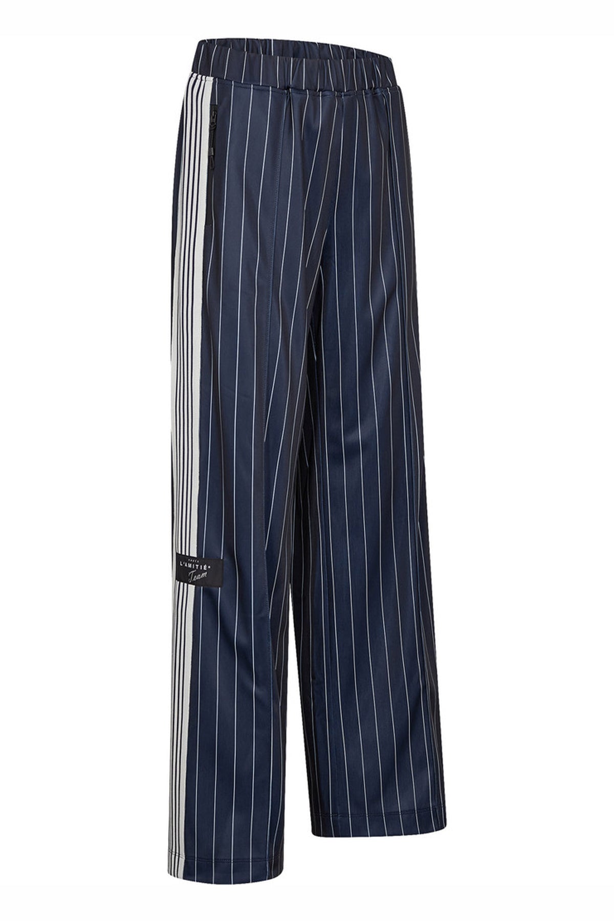 Baggy Pin Stripe Track Pants Navy - HL10493
