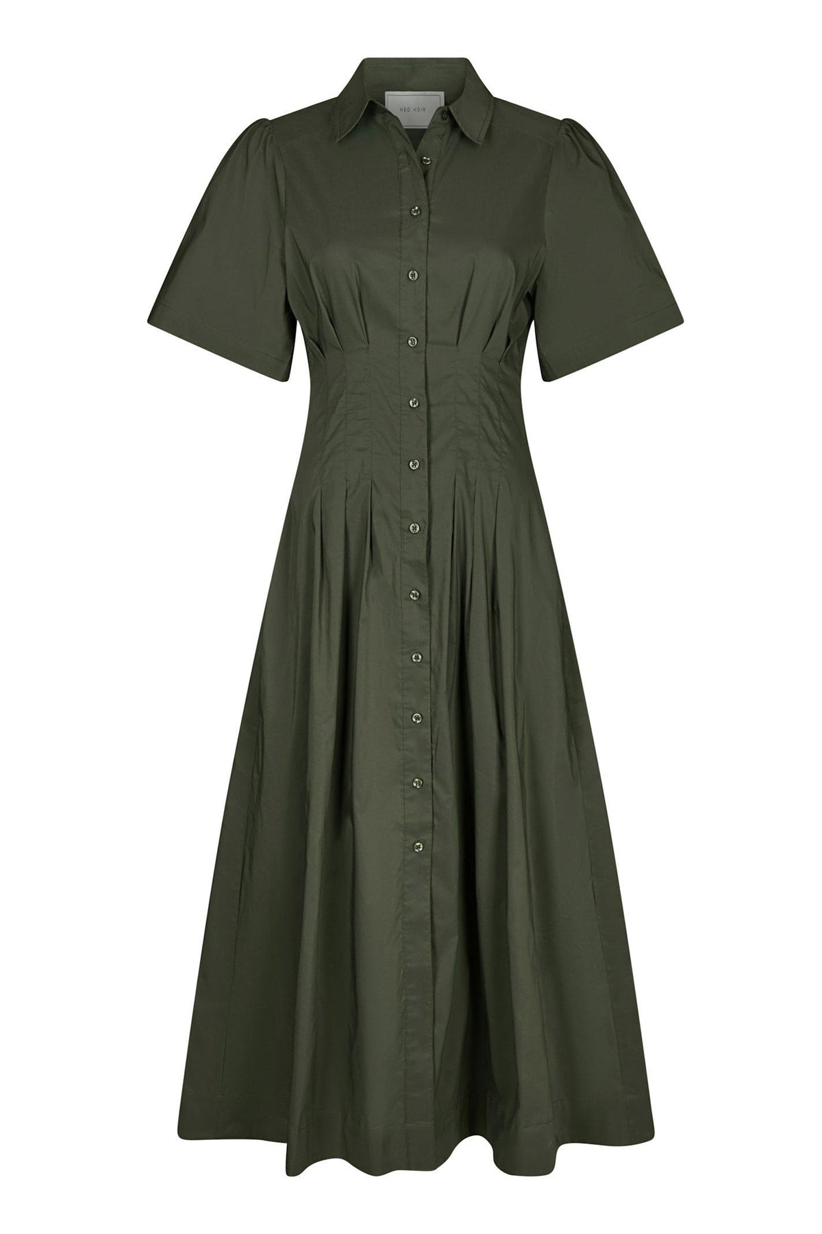 Baia Poplin Dress ARMY - 165343