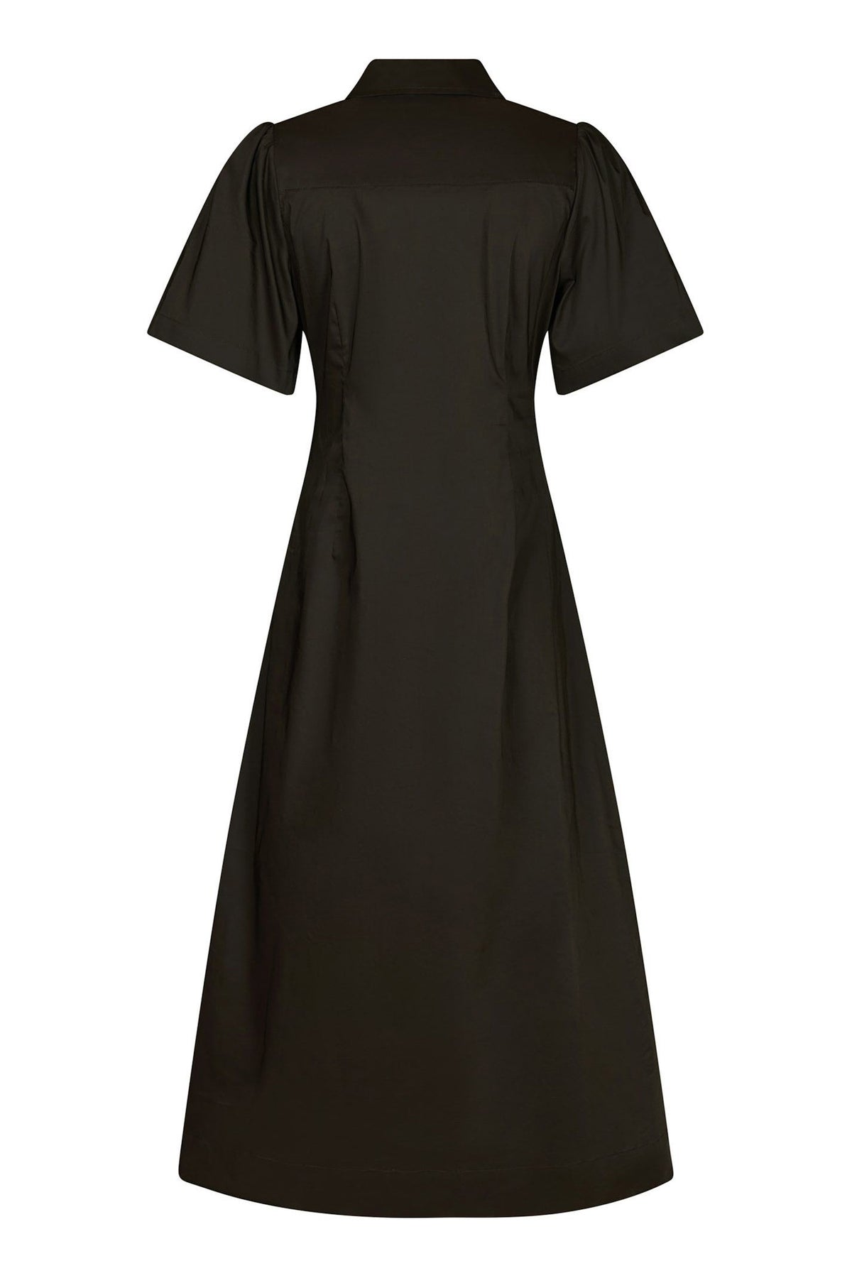 Baia Poplin Dress Chocolate Brown - 165343
