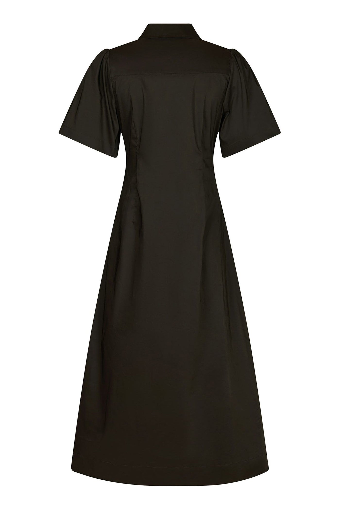 Baia Poplin Dress Chocolate Brown - 165343